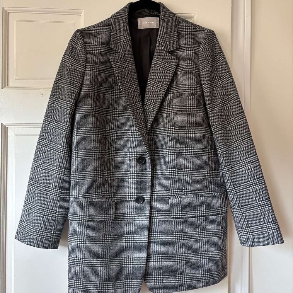 Everlane Herringbone Blazer